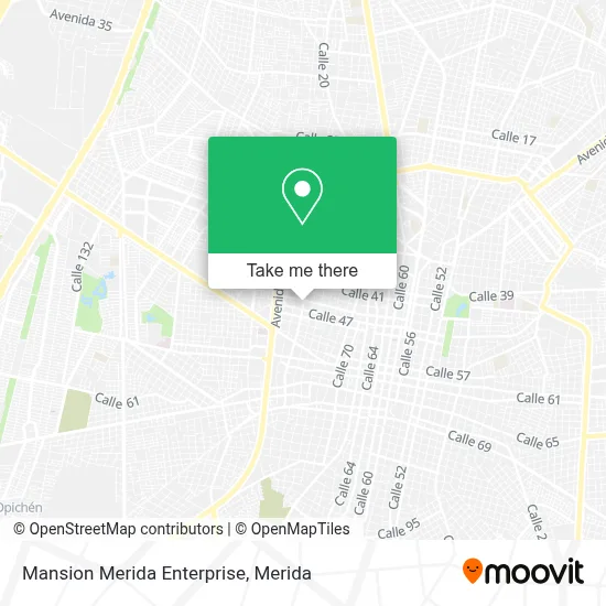 Mansion Merida Enterprise map