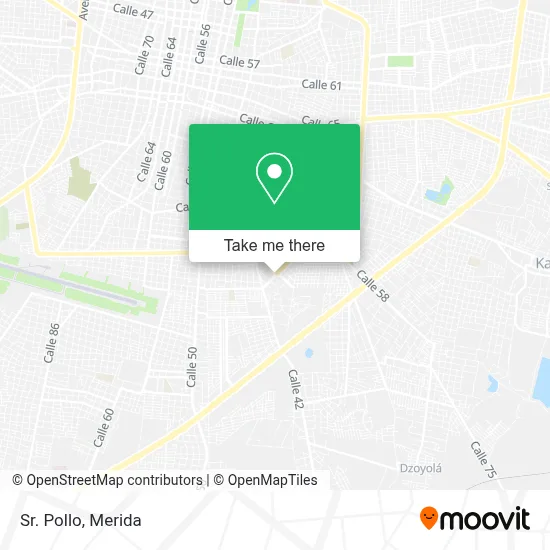 Sr. Pollo map