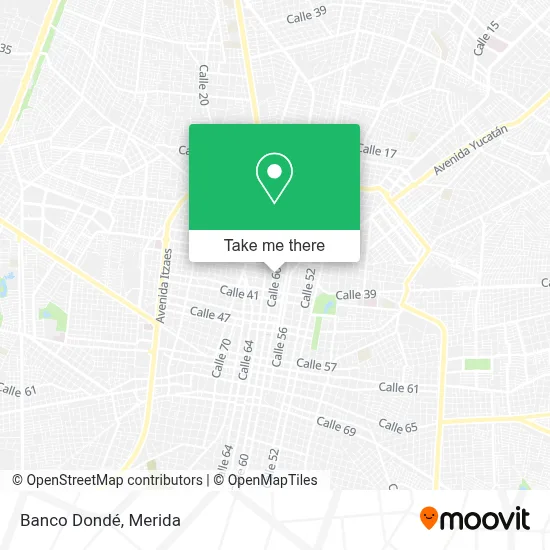Banco Dondé map