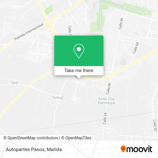 Autopartes Pasos map