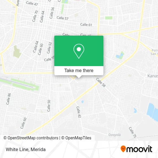 White Line map