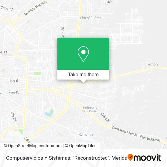 Compuservicios Y Sistemas: "Reconstructec" map