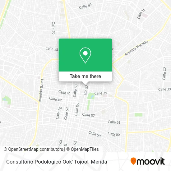 Consultorio Podologico Ook' Tojool map