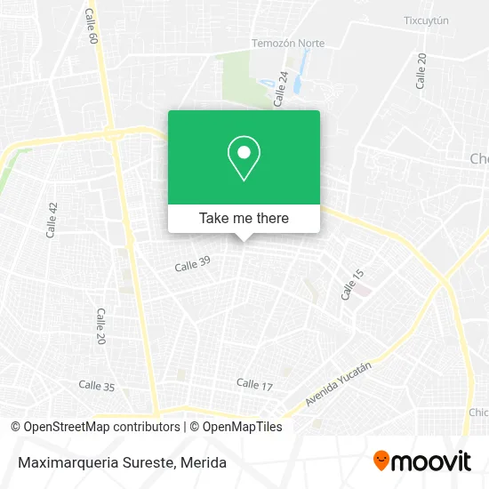 Maximarqueria Sureste map