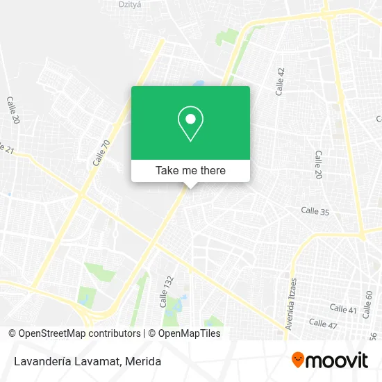 Lavandería Lavamat map