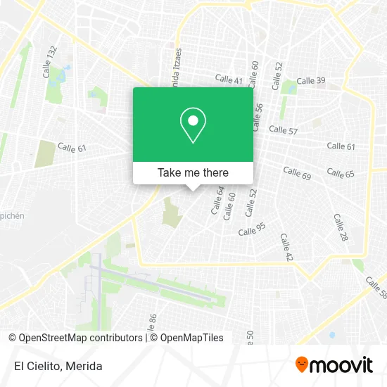 El Cielito map