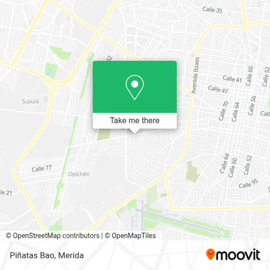 Piñatas Bao map