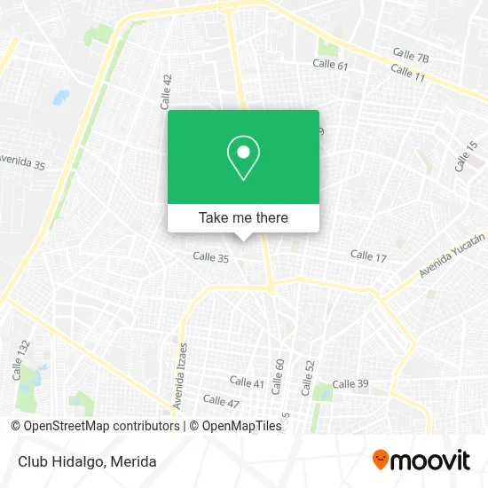 Club  Hidalgo map