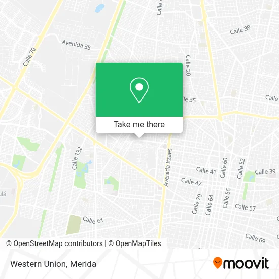 Western Union map