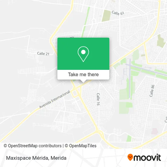 Maxispace Mérida map