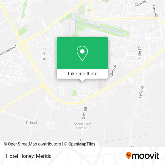 Hotel Honey map