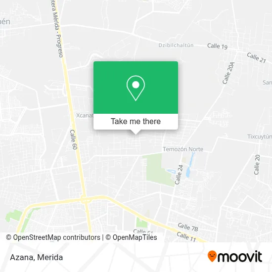 Azana map