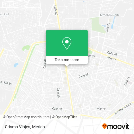 Crisma Viajes map