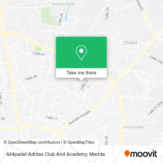 All4padel Adidas Club And Academy map