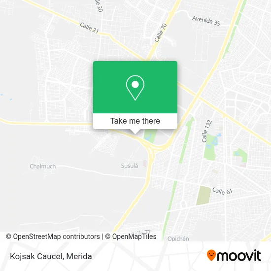 Kojsak Caucel map