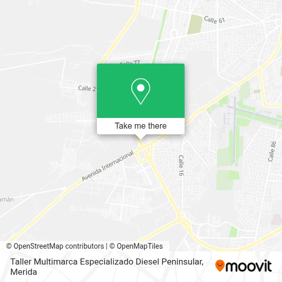 Taller Multimarca Especializado Diesel Peninsular map