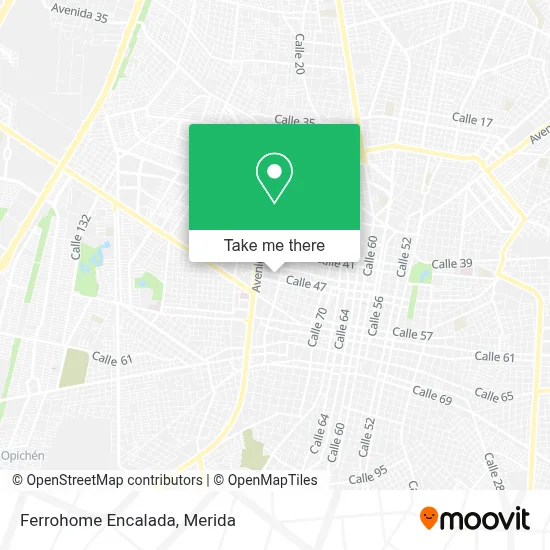 Ferrohome Encalada map