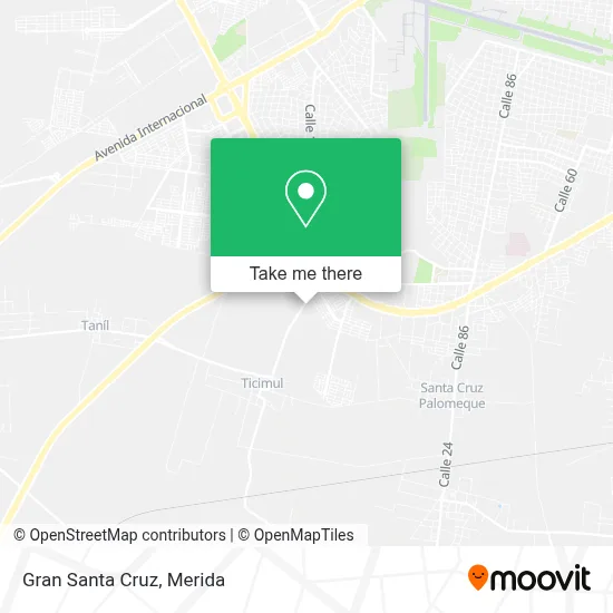 Gran Santa Cruz map