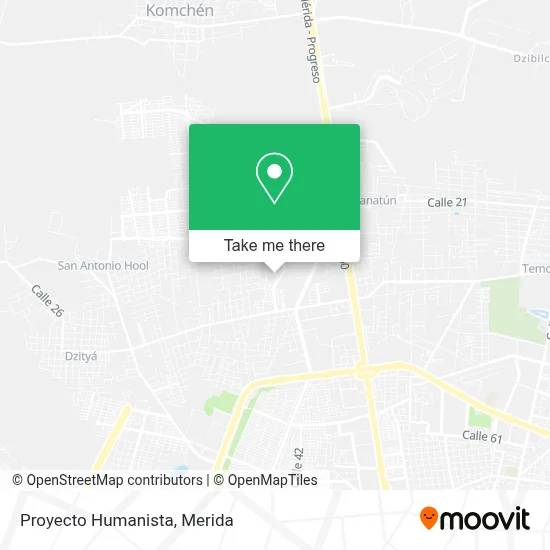 Proyecto Humanista map