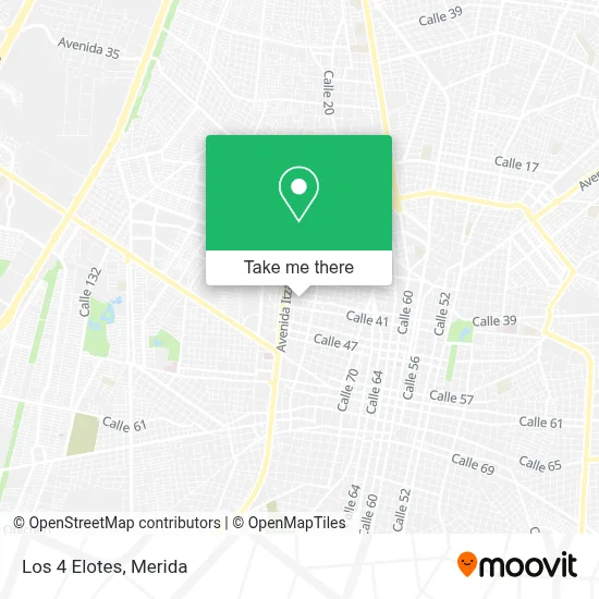 Los 4 Elotes map