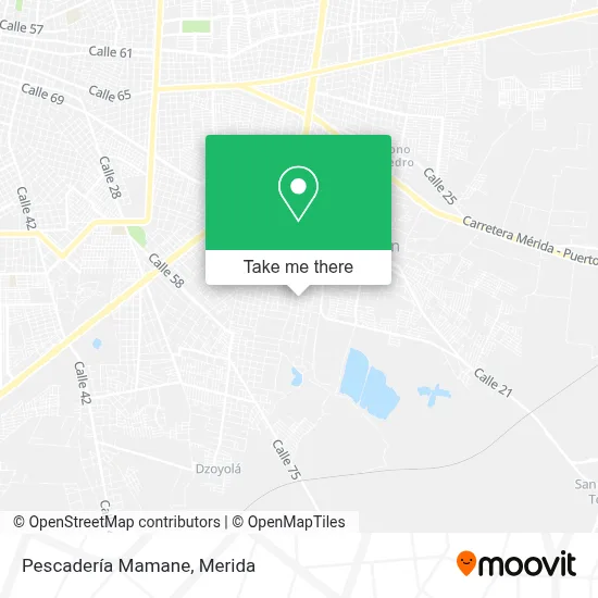 Pescadería Mamane map