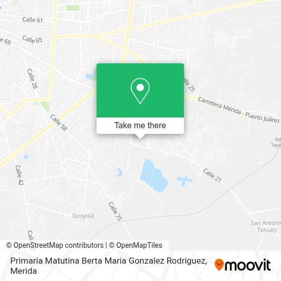 Primaria Matutina Berta Maria Gonzalez Rodriguez map