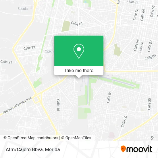 Atm/Cajero Bbva map