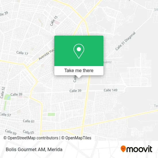 Bolis Gourmet AM map