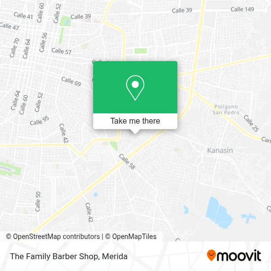 The Family Barber Shop map