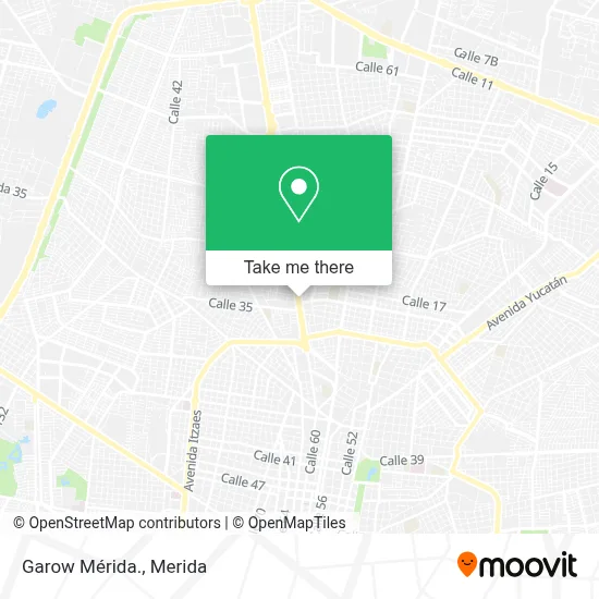 Garow Mérida. map