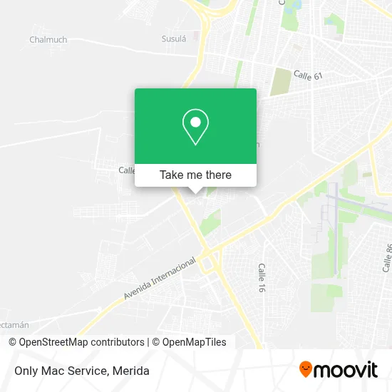 Only Mac Service map