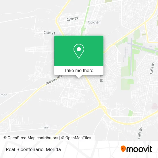 Real Bicentenario map