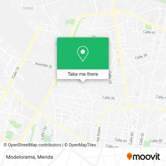 Modelorama map