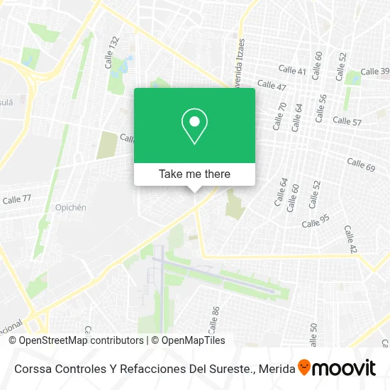 Corssa Controles Y Refacciones Del Sureste. map