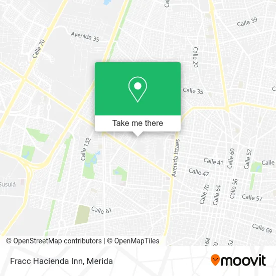 Fracc Hacienda Inn map