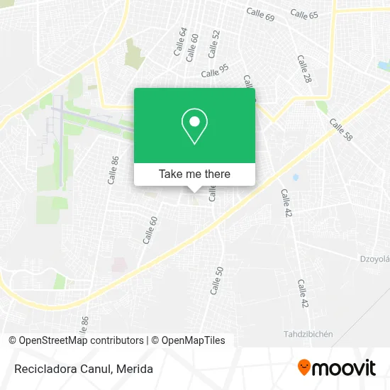 Recicladora Canul map