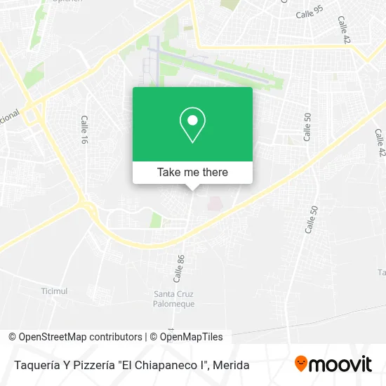 Taquería Y Pizzería "El Chiapaneco I" map