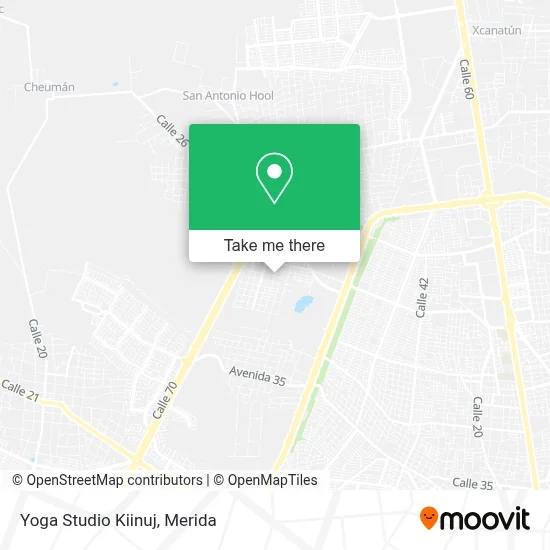 Yoga Studio Kiinuj map
