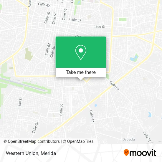 Western Union map