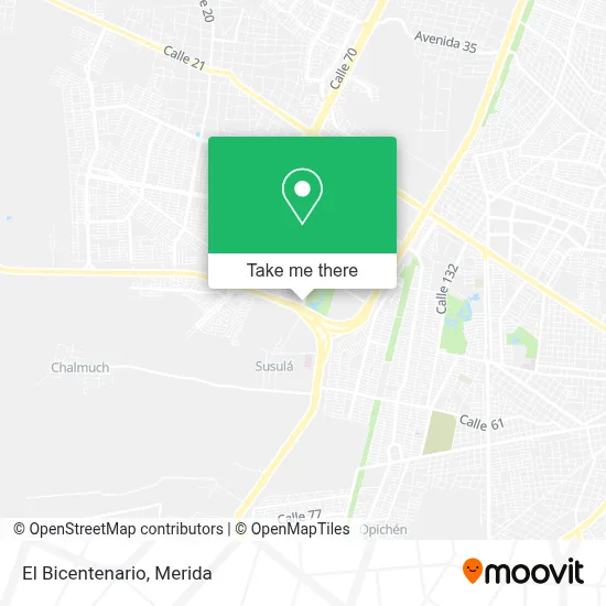 El Bicentenario map