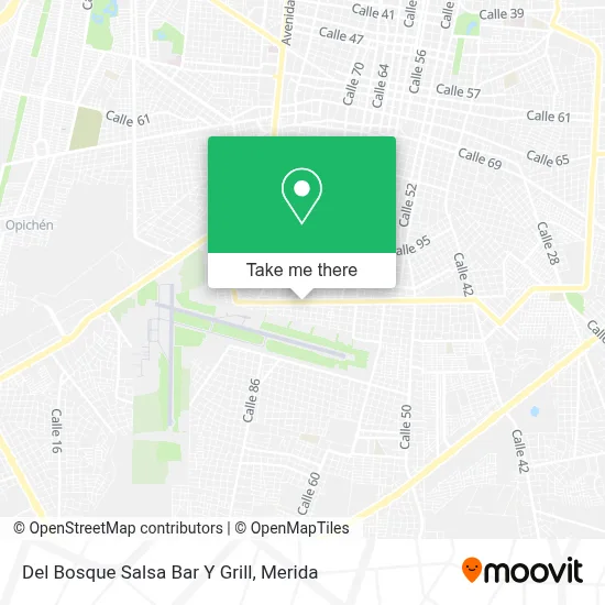 Del Bosque Salsa Bar Y Grill map