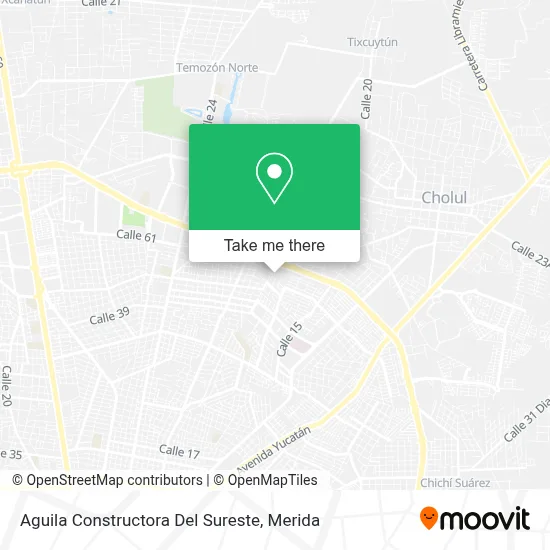 Aguila Constructora Del Sureste map