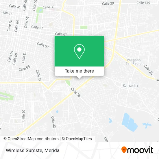 Wireless Sureste map
