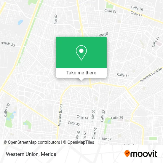 Western Union map