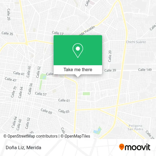 Doña Liz map