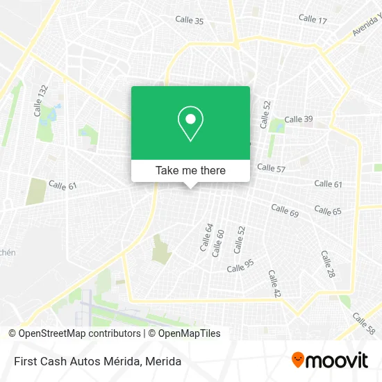First Cash Autos Mérida map