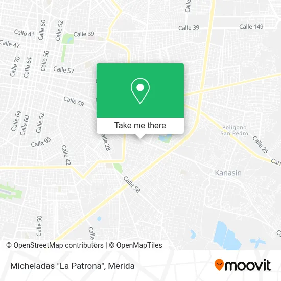 Micheladas "La Patrona" map