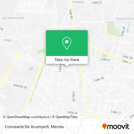 Comisaría De Xcumpich map