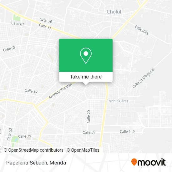 Papeleria Sebach map
