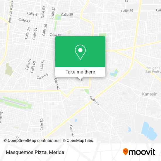 Masquemos Pizza map
